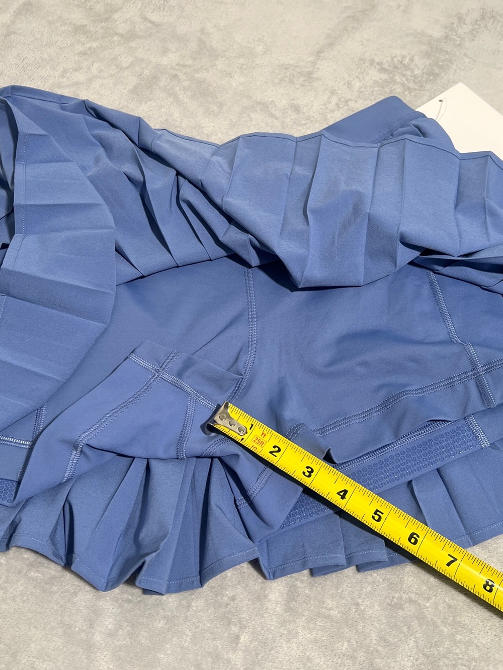 NWT!! Lululemon High-Rise Pleated Tennis Skirt Color Prep Blue. Size 10!! - Picture 16 of 16